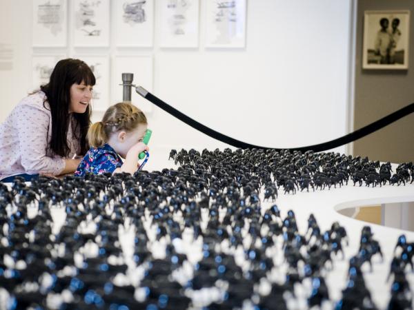 Families and youth at the museum