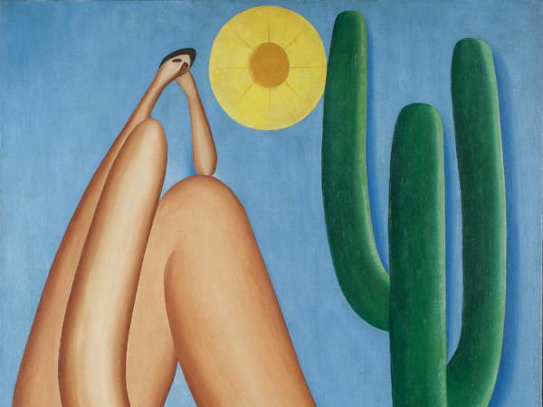Tarsila do Amaral, Abaporu, 1928, oil on canvas, collection of Museo de Arte Latinoamericano de Buenos Aires (MALBA