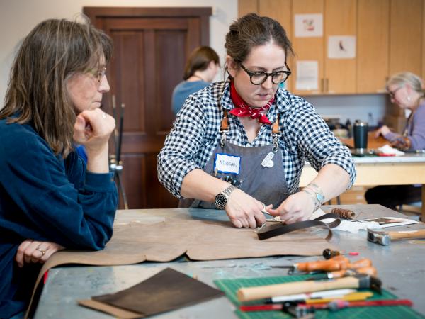 Leatherworking with Morgan Buckert