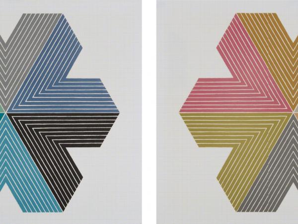 Frank Stella, Star of Persia I and Star of Persia II, 1967, © Artists Rights Society (ARS), New York