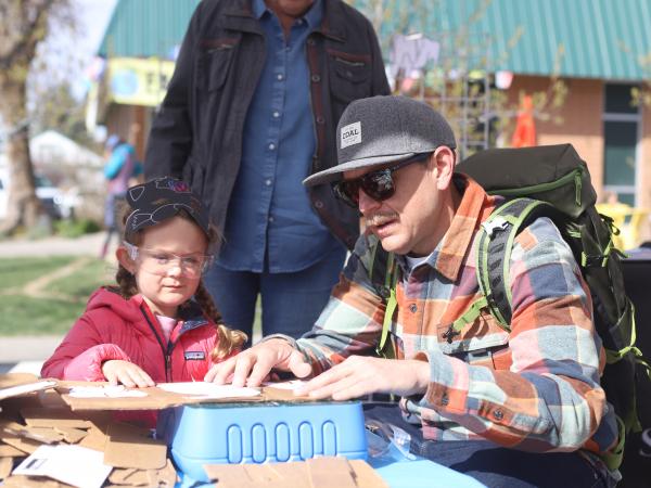Earth Day Cardboard Art Activity